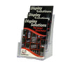 Deflecto A4 3 Tier Brochure Holder 77301