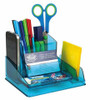 Desk Tidy Organiser Italplast I35 Tinted Blue
