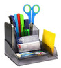 Desk Tidy Organiser Italplast I35 Tinted Grey