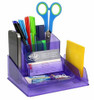 Desk Tidy Organiser Italplast I35 Tinted Purple