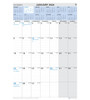 Calendar Series Debden 12 Month Wiro 394 x 577mm Y2024 CE0015