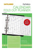 Diary Refill Dayplanner Desk Organiser 2 Year Fold Out Planner DK1500