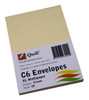 Envelope C6 Quill XL Multi Office Cream Pack 25