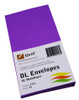 Envelope DL Quill XL Multi Office Lilac Purple Pack 25