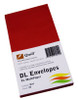 Envelope DL Quill XL Multi Office Red Pack 25