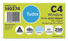 Windowface Envelope 229mm x 324mm C4 Tudor Cartridge Moist Seal 140274/119050 Box 250