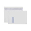 Windowface Envelope C4 229 x 334mm Cumberland White Mailer Heavy Strip Seal 612344 Box 250