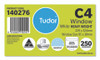 Windowface Envelope C4 Tudor Cartridge 229 x 324mm Booklet Mailer Peel N Seal 140276/189162 Box 250