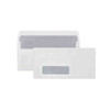 Windowface Envelope DL 110 x 220mm Cumberland White Secretive Self Seal 603214 Box 500