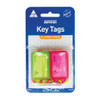 Key Tag Kevron Clicktags ID38 Fluoro Pack 4 Assorted Fluoro Colours