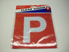 P Plates Red Victoria Pack 2 Clear Vision See Through VP304