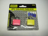 Padlock 20mm Handy Hardware Coloured For Easy Identification 82582 Pack 2