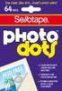 Sticky Dots Sellotape Photo Clear Acid Free 64 Dots 990005