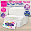 Tissue Facial Pocket Pack 8 3 Ply 242795