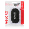Velcro Stick On Hook and Loop Dots 22mm 40 Dots Black