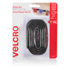 Velcro Stick On Tape Hook and Loop 25mm x 1m Black