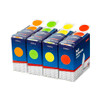 Label Quik Stik MC24 Dot Fluoro Yellow 24mm Dispenser 500 Labels