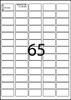Label Rediform Copier A4/65C 65 Per Sheet 38 x 21mm Box 100