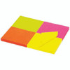 Adhesive Notes Marbig Brilliant Mini 40mm x 50mm Pad 200 Sheets 1811899 Pack 4 assorted colours