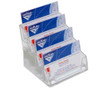 Business Card Holder 4 Tier Italplast I553 Clear