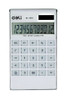 Calculator Flat White Desktop Hangsell Deli 1256