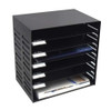 Stationery Rack Italplast Metal 6 Tier I403 Black