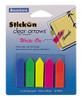 Stick On Clear Arrows Beautone 12 x 45mm 5 x 25 Sheets 15610