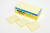 Stick On Notes Bantex / Beautone 38 x 50mm Yellow 11110 Pack 12
