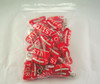 Visitor Lanyards Kevron ID1046V25 White on Red Bag of 25