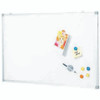 Whiteboard Quartet Magnetic Economy 900mm x 600mm Dry Erase Aluminium Frame