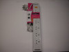 Power Board 6 Outlet Sansai with Overload Protection PAD137P