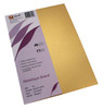 Cardboard A4 285gsm Quill Metallique Autumn Gold Pack 25