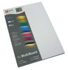 Cardboard A4 Quill XL 90346 Multi Board 200gsm 3 Sheet White Pack 100