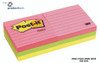 Post It Note 3M 630 6AN 73mm x 73mm Lined Assorted Capetown Pack 6