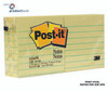 Post It Note 3M 630 6PK 73mm x 73mm Lined Yellow Pack 6