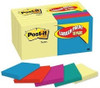 Post It Note 3M 654 14 4B Mixed 76x76mm Pack 18