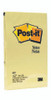 Post It Note 3M 659 98.4mm x 149mm Yellow Pack 12