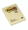 Post It Note 3M 660 98.4mm x 149mm Lined Yellow Pack 12