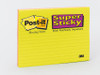 Post It Note 3M 6845 SSPL Meeting Notes Lined Neon 152 x 203mm Pack 4