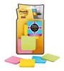 Post It Note 3M F220 8SSAU Full Adh Assorted Brights 50 x 50mm Pack 8