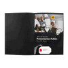 Presentation Folder A4 Marbig 1102002 Black Leathergrain Pack 10