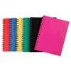 Spirax 512 A4 Notebook Spiral Hardcover 100 Leaf 56512A Assorted Pack 4