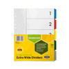 Divider A4 Marbig PP 5 Tab Extra Wide Multi Coloured Tabs 36100