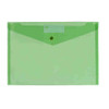 Document Wallet A4 Doculope with Button PP Polyprop Marbig 2015004 Green