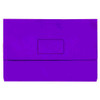 Document Wallet FC Marbig Slimpick Purple Pack 10