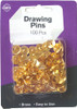 Drawing Pins Dats Brass 1382 / Gold 60099 Hangsell pack 100