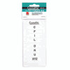 Indicator Tab Inserts Crystalfile A to Z White 111540C Pack 60