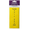 Indicator Tab Inserts Crystalfile A to Z Yellow 111544C Pack 60