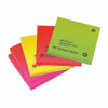 Notes Adhesive 75mm x 75mm Marbig Brilliant 1810699 Assorted Colours Pack 5 Pads 80 Sheets