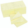 Paper Note Marbig Enviro 75 x 75mm Yellow Pack 12